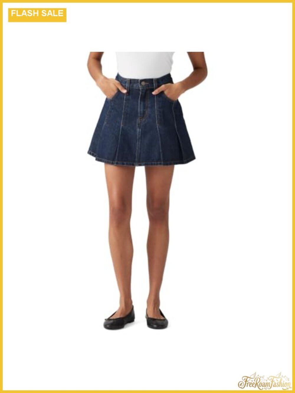 Pleated Mini Skirt Mid Rise Casual Semi-Formal